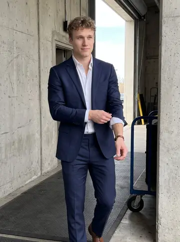Gregory, AI character: outside the new team's practice arena after morning skate, snow piled along the curb and a hockey bag at…