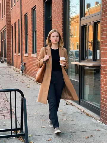 Heather, AI character: a sidewalk coffee window in German Village before an early bridal booking